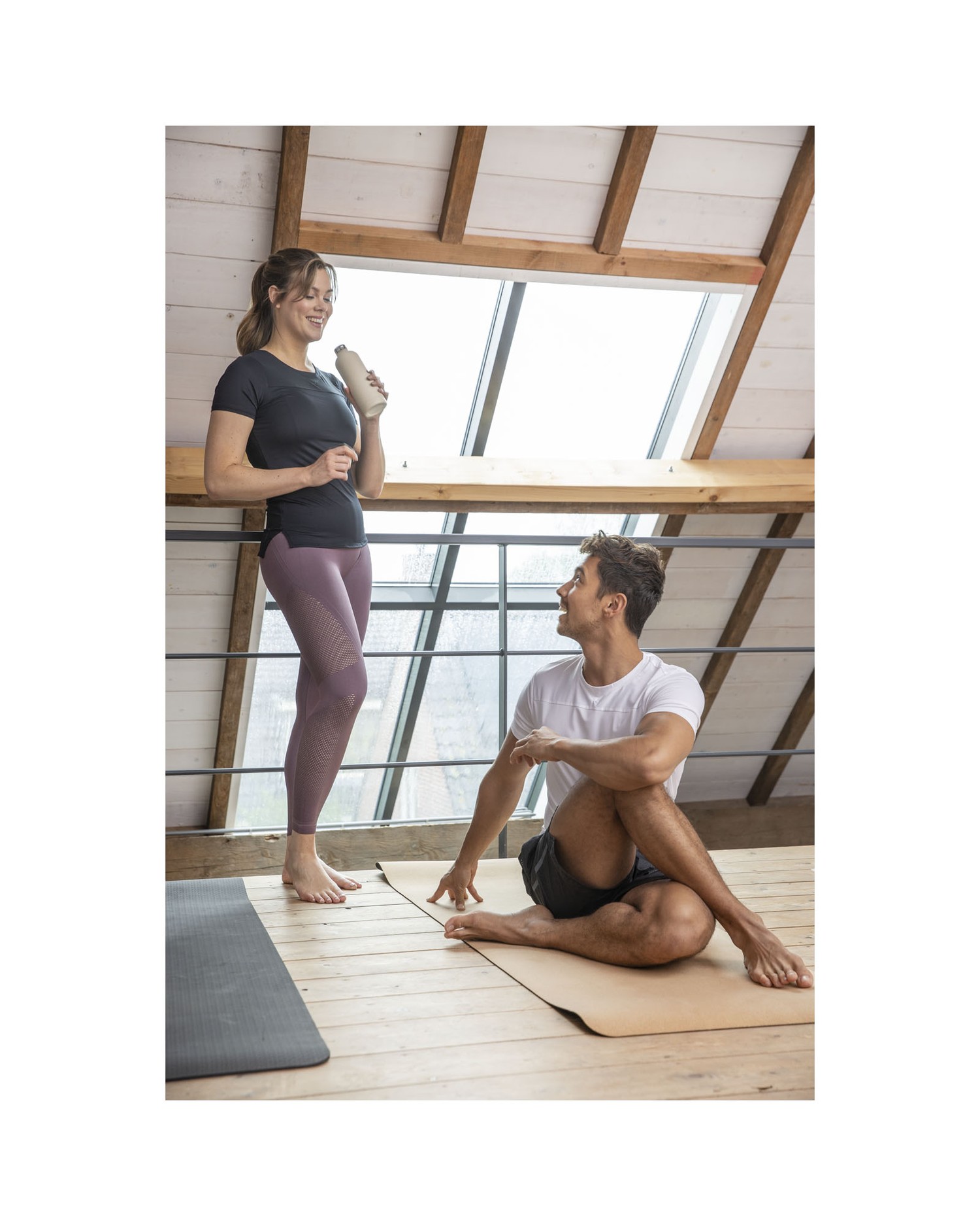 Borax naisten lyhythihainen GRS-kierrätetty cool fit t-paita