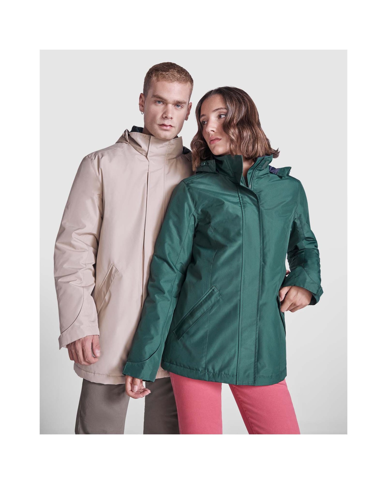 America naisten topattu parkatakki